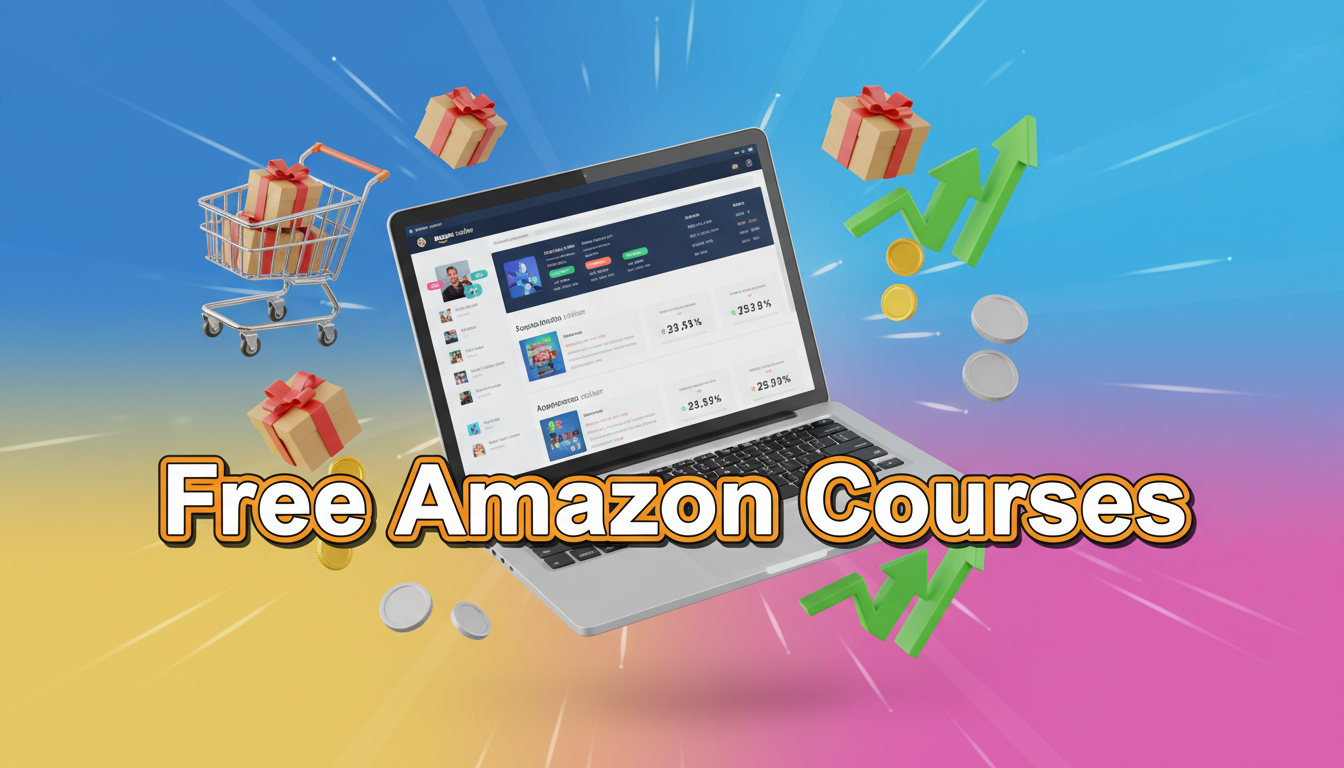 Free Amazon Courses Thumbnail - Learn to sell on Amazon, start an online business for free<br />
